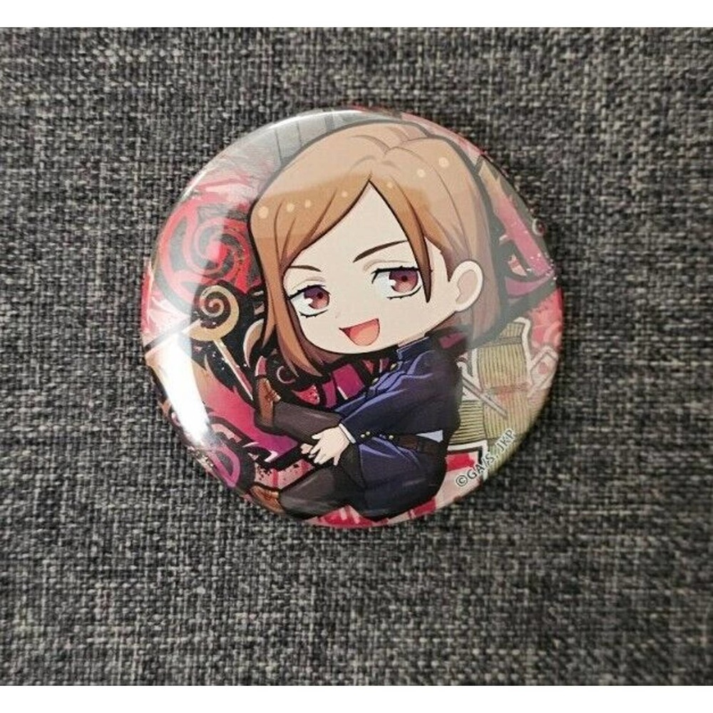 Jujutsu Kaisen Button Badge from Japan *Nobara Kugisaki* US Seller